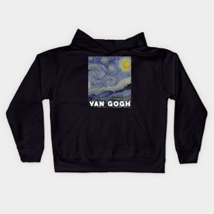 Starry Night version two Kids Hoodie